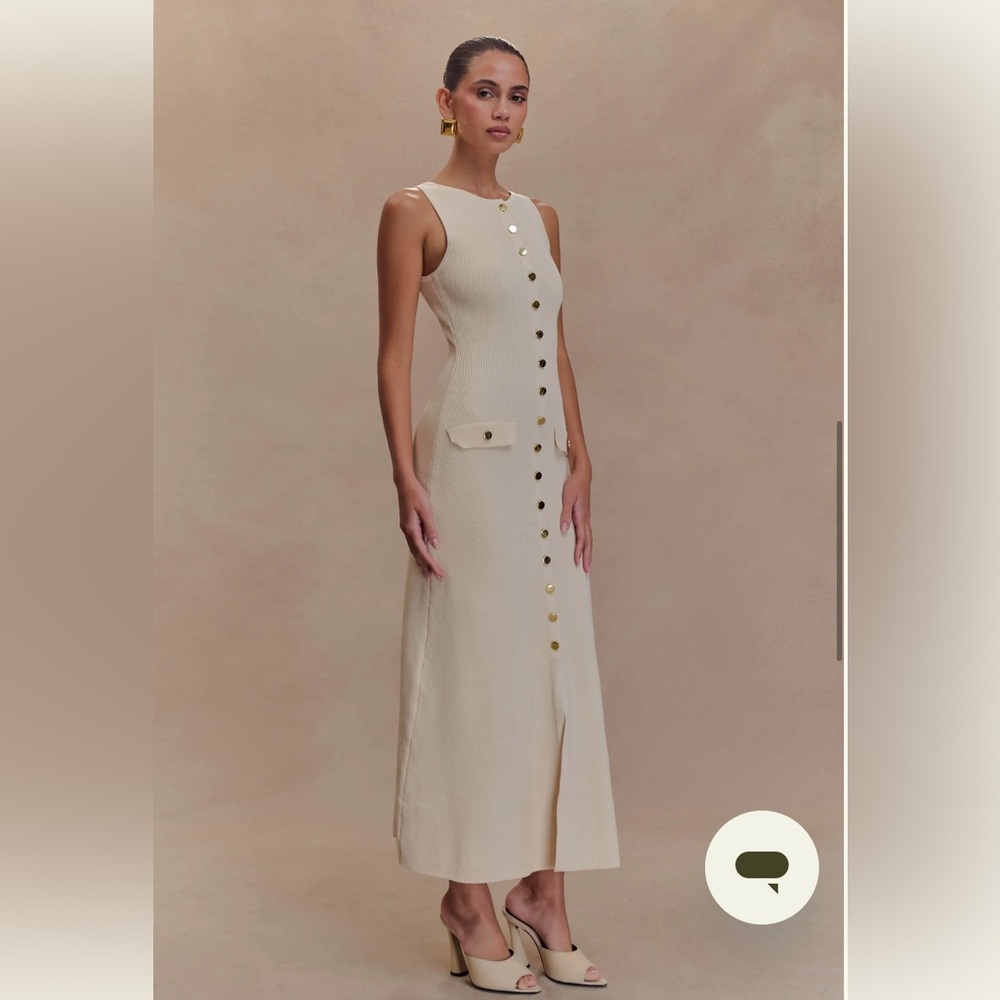 NEW Meshki buttoned maxi dress - Picture 4 of 6